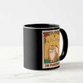 Tarot Kaart Occult Magic Occultism Dog Pommeren Mok (Voorkant rechts)