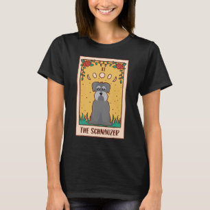 Tarot Kaart Occult Magic Occultism Dog Schnauzer T-shirt