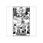 Tarot Kaart: Oordeel: Gepersonaliseerde tekst Rubberstempel (Afrduk)