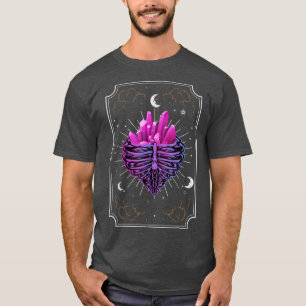 Tarot Kaart pastel gothic esthetisch Skeletten Bot T-shirt