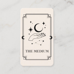 Tarot Kaart Psychic Medium Celestial Visitekaartje