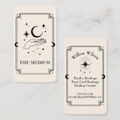 Tarot Kaart Psychic Medium Celestial Visitekaartje (Voorkant / Achterkant)