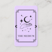 Tarot Kaart Psychic Medium Celestial Visitekaartje (Voorkant)