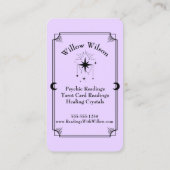 Tarot Kaart Psychic Medium Celestial Visitekaartje (Achterkant)