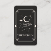 Tarot Kaart Psychic Medium Celestial Visitekaartje (Voorkant)