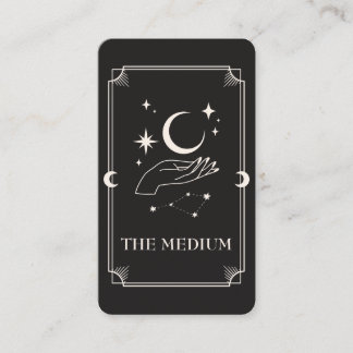 Tarot Kaart Psychic Medium Celestial Visitekaartje