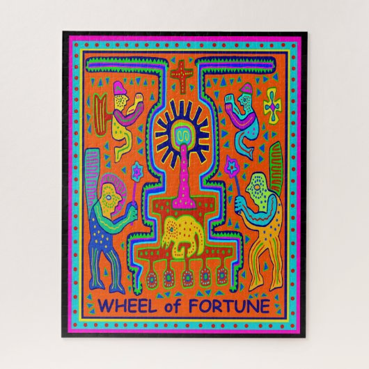 TAROT KAART - RAD VAN FORTUIN LEGPUZZEL (Verticaal)