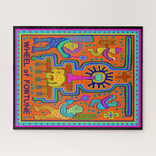 TAROT KAART - RAD VAN FORTUIN LEGPUZZEL (Horizontaal)