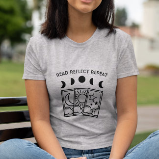 Tarot Kaart Reader Mystieke maanfasen T-shirt