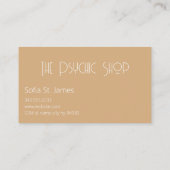 Tarot Kaart Reader Psychic Palm Reading Visitekaartje (Achterkant)