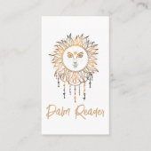 Tarot Kaart Reader Psychic Palm Reading Visitekaartje (Voorkant)