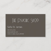 Tarot Kaart Reader Psychic Palm Reading Visitekaartje (Achterkant)