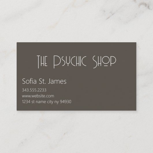 Tarot Kaart Reader Psychic Palm Reading Visitekaartje (Achterkant)