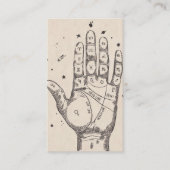 Tarot Kaart Reader Psychic Palm Reading Visitekaartje (Voorkant)