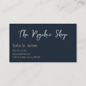 Tarot Kaart Reader Psychic Palm Reading Visitekaartje (Achterkant)