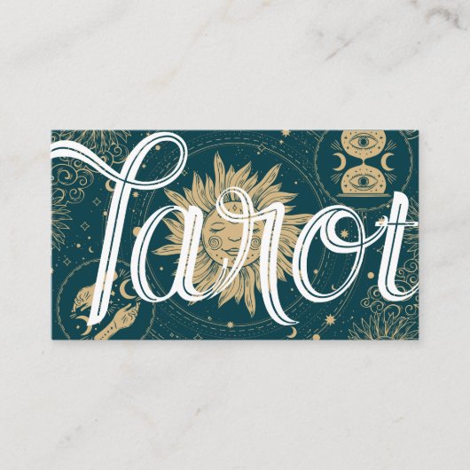 Tarot Kaart Reader Psychic Palm Reading Visitekaartje (Voorkant)