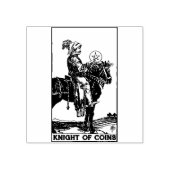 Tarot Kaart: Ridder van Munten Pentacles gepersona Rubberstempel (Afrduk)