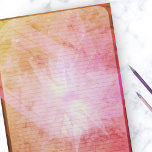 Tarot Kaart Rustic Crystal Starburst Lijnpapier Notitieblok<br><div class="desc">Een prachtig vlak met een standaard binnenste letter 8.5 x 11 papier voor kantoorbenodigdheden - elke pagina met een subtiele Tarot-Kaarten en een Crystal Starst Background.</div>