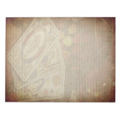 Tarot Kaart Rustisch, licht gelijnd papier voor ka Notitieblok (Voorkant)