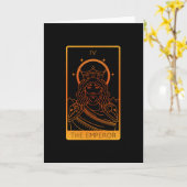 Tarot Kaart Shirten voor vrouwen occulte de keizer (Gele Bloem)