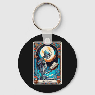 Tarot Kaart Spooky Teacher The Reader Skeleton Hal Sleutelhanger