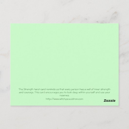Tarot Kaart - Sterkte (Achterkant)