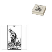 Tarot Kaart: Sterkte: Gepersonaliseerde tekst Rubberstempel (Gestempeld)