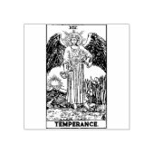 Tarot Kaart: Temperance: Gepersonaliseerde tekst Rubberstempel (Afrduk)