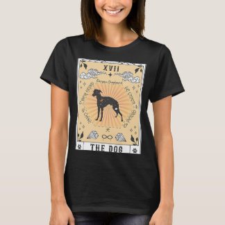 Tarot Kaart The Dog Rampur Greyhound Celestial Spa T-shirt