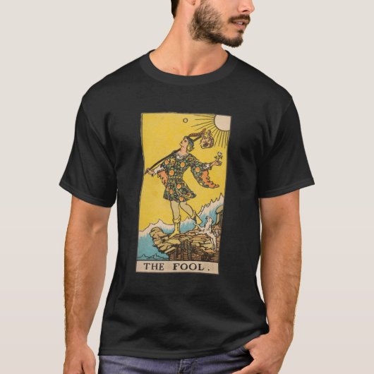 Tarot Kaart the Fool T-shirt (Voorkant)