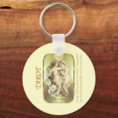 Tarot Kaart - The Lovers Sleutelhanger (Voorkant)