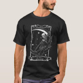 Tarot Kaart The Moon XVIII Death Style T-shirt (Voorkant)