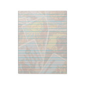 Tarot-Kaart Turquoise Chocolate Lined Stationery Notitieblok (Linkerzijde)