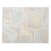 Tarot-Kaart Turquoise Chocolate Lined Stationery Notitieblok (Voorkant)