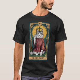Tarot Kaart V - De Hogepriester T-shirt
