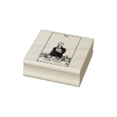 Tarot Kaart: Vier van munten: 4 van Pentacles Rubberstempel (Stempel)