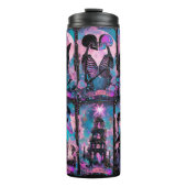 Tarot Kaart Witchy Halloween tumbler Thermosbeker (Voorkant)