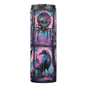 Tarot Kaart Witchy Halloween tumbler Thermosbeker (Achterkant)