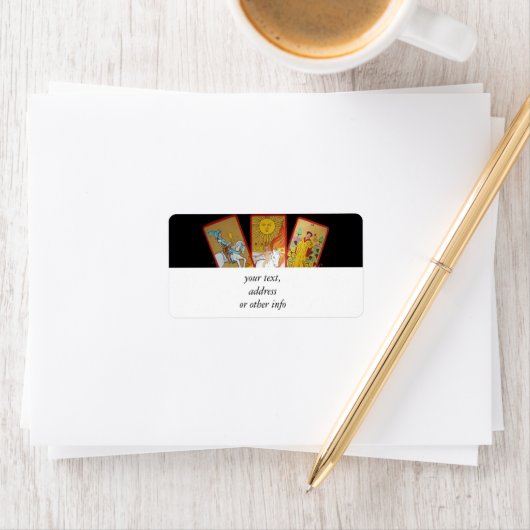 Tarot-Kaarten (2) Etiket (Insitu)