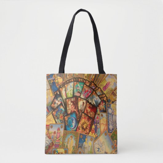 Tarot Kaarten Canvas tas (Voorkant)
