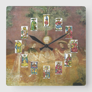 Tarot Kaarten Fortune Teller Clock Vierkante Klok