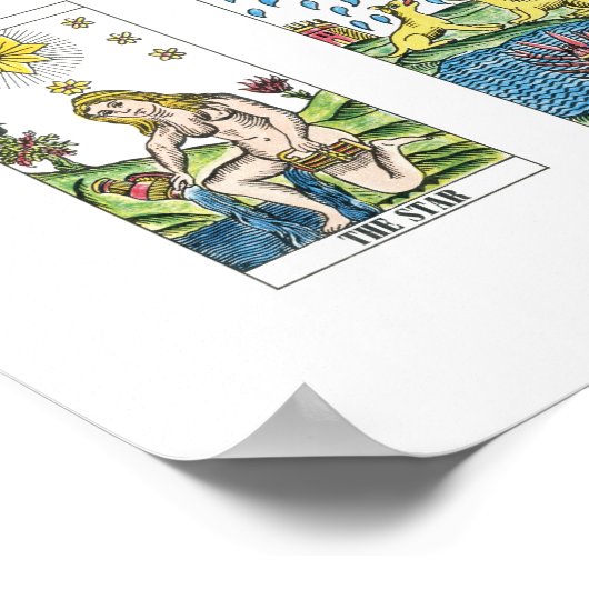 Tarot Kaarten Fortune Teller Poster (Hoek)