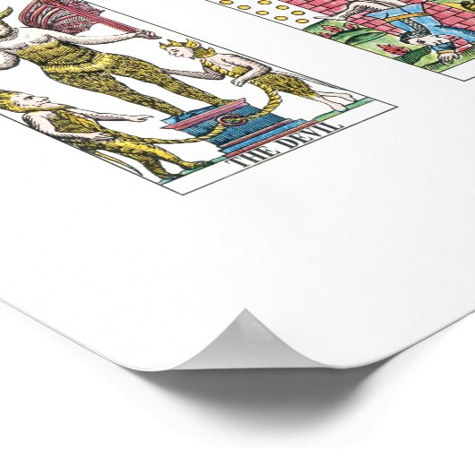 Tarot Kaarten Fortune Teller Poster (Hoek)