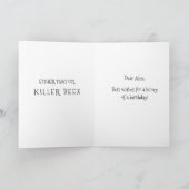 Tarot Kaarten lezen Funny Birthday Wenskaart (Binnen)