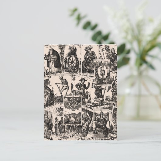 Tarot kaarten patroon (Staand voorkant)