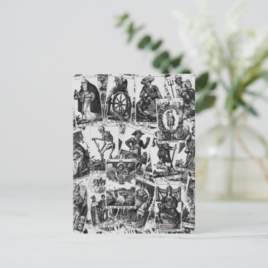 Tarot kaarten patroon (Staand voorkant)