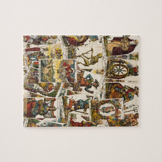 Tarot kaarten patroon legpuzzel (Horizontaal)