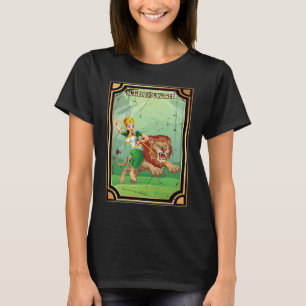 Tarot Kaarten Sterkte Lon occult Fortune Bord T-shirt