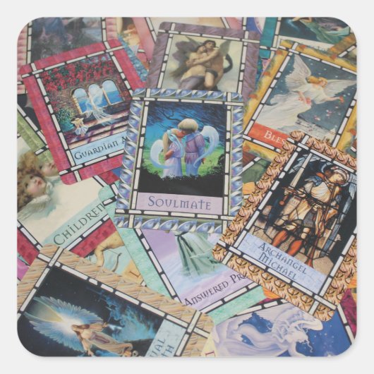 Tarot kaarten stickers (Voorkant)