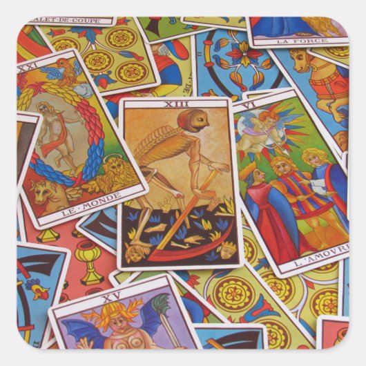 Tarot kaarten stickers (Voorkant)